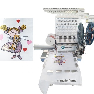 Galaxy de alta velocidad de una sola cabeza máquina de bordado camiseta sombrero 3D Tajima maquinas de - Product Image 6
