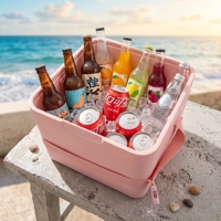 Glacière en mousse EVA légère, étanche et flottante pour la plage, les pique-niques, le camping et les sorties d'une journée, résistante à la pression, idéale pour les fêtes