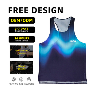 Débardeur de sport sans couture et sans manches pour la gym, le fitness et la <span class=keywords><strong>course</strong></span> à pied, personnalisable avec logo OEM, modèle uni vierge - Product Image 5