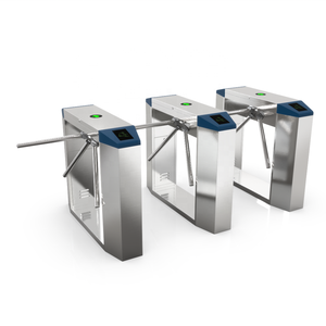 Tourniquets en acier inoxydable, tourniquet trépied, contrôle d'accès par carte RFID, anti-collision, moteur sans balais bidirectionnel, IP54, portail de sécurité - Product Image 1