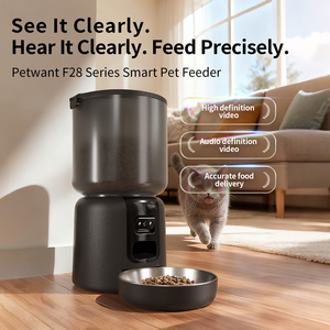 Yeni serisi otomatik evcil hayvan besleyici ses kayıt kablosuz güç kaynağı Wifi APP bağlantısı kedi besleyici - Product Image 2