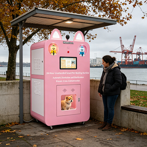 Máquina de Lavado de Mascotas Automática las 24 Horas, Estación de Baño para Perros de Autoservicio, Gestión en la Nube para Uso Comunitario y en Lavanderías - Product Image 6