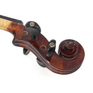 Violín Profesional 4/4 Modelo TL004-2 con Arco Octogonal de Ébano, Pícea de Grado Superior con Veteado Flameado Natural y Arce, Personalizable - Product Image 4