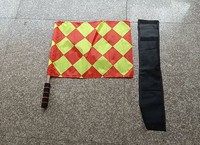 Drapeaux de juge de touche de football, drapeau d'arbitre de football, drapeaux d'arbitre de football professionnels pour la promotion