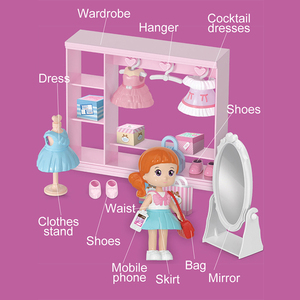 Jouets coiffeuse pour enfants, 20 pièces, ensemble de jouets de maison de jeu pour enfants, <span class=keywords><strong>jouet</strong></span> de simulation intelligent, cadeau pour filles, Offre Spéciale - Product Image 4