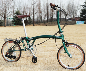 จักรยานพับได้ขนาด 16 นิ้ว 9 สปีด รุ่น BOB A6 Mintparts โครงอะลูมิเนียมอัลลอยด์ 3 ตอน พับได้ น้ำหนักเบา จักรยานพับขนาดเล็ก - Product Image 3