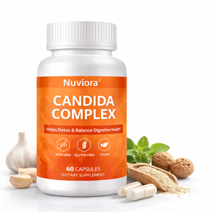 OEM Candida Cleanse Complex, complément alimentaire naturel pour la détoxification digestive, équilibre intestinal, formule anti-candida, végétalien, sans gluten, étiquette privée - Product Image 2