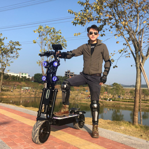 Trottinette Électrique Pliable Adulte Haute Puissance 72V 8000W 10000W à <span class=keywords><strong>Double</strong></span> Moteur – Offre Spéciale - Product Image 1