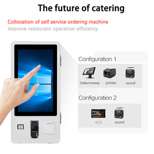 24-32 inç Self-Service dokunmatik Kiosk dijital fatura ödeme otomat restoran reklam Metal sipariş ödeme için - Product Image 3
