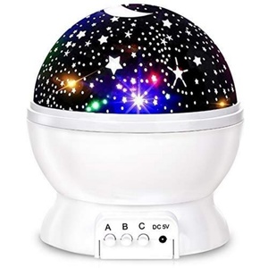 Home LED Starry Sky Rotating Night Lamp Creative Decor Table Lamp Projector Battery/<b>USB</b>-<b>powered</b> for Kids Gift - Product Image 6