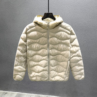 Vêtements en coton haut de gamme pour hommes, marque tendance, élégant et à la mode, manteau épais polyvalent, nouvelle collection hiver 2026 pour hommes