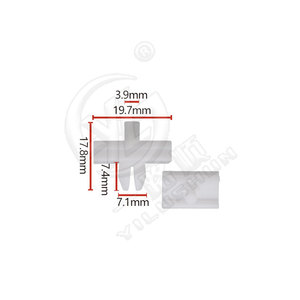 Clips de fixation pour jupes latérales de voiture Smooth Sailing P78 pour BMW, boucle de fixation pour bande de seuil de porte et canal d'eau - Product Image 3