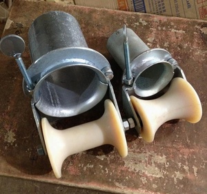 Tùy chỉnh chuông miệng loại Cáp Trống kéo con lăn OEM hỗ trợ cáp xâu chuỗi ròng rọc để bán - Product Image 5