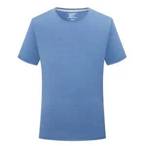 wholesale gym sports fitness wear plus size men's t-shirt custom plain slim fit t shirt for men