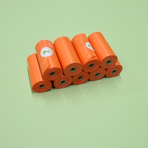 Cornstarch <b>Compostable</b> Dog Waste Bags Eco Friendly Leak Proof Rolls - Product Image 4