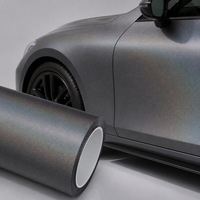 Film Pelindung Cat Mobil Grosir Logo Kustom PPF Warna Berubah Wrap TPU Matte 3D Film Abu-abu Warna-warni untuk Mobil Mewah