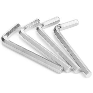 Clé hexagonale à tête <span class=keywords><strong>plate</strong></span> en L en acier inoxydable métrique de 3mm 4mm 8mm Clé Allen à bout sphérique DIN911 - Product Image 1