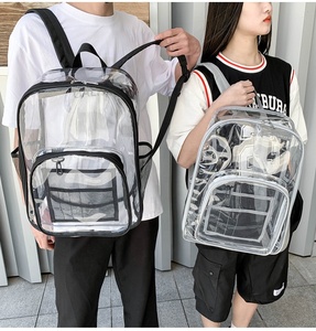OT sell-bolsas de libros transparentes personalizadas con gancho, <span class=keywords><strong>mochila</strong></span> escolar resistente al agua para hombres y mujeres - Product Image 6