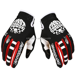Sarung tangan bersepeda motor BMX, sarung tangan jari penuh berkendara sepeda motor Trail Motocross sepeda motor DH musim panas kustom - Product Image 4