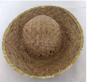 ND048 Chapeau d'été unisexe pour adulte, fait main, en jonc de mer et paille de roseau, à large bord, style voyage et plein air - Product Image 3