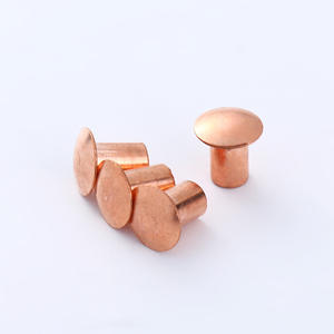 固定機用半管状リベット中国カスタム再アクセスレッド銅フラットヘッド - Product Image 4