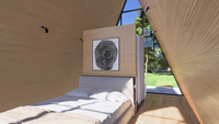 CDPH-Contenedor de lujo moderno de 2 plantas, casa prefabricada, casa prefabricada, edificios pequeños, casa triangular lista para enviar