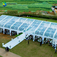 Grandes tentes dôme transparentes pour événements extérieurs, mariages et réceptions, structures extensibles type igloo, pour 500 à 1000 personnes