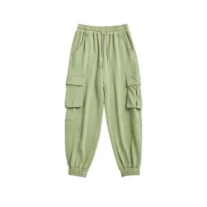 Pantalones de joggers personalizados para mujer, pantalón de jogging de talla grande, suave, hip hop, con etiqueta privada, venta al por mayor, OEM