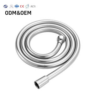 Manguera de Ducha de PVC Plateada de 1.5M, Diseño Moderno, Alta Calidad, Anti-Torsión, Flexible - Product Image 1