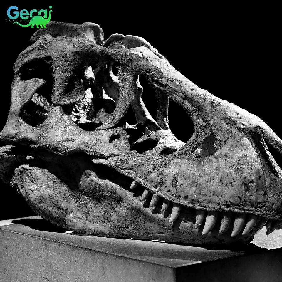 Gecai Museum Echte Dinosaurus Fossiele Botten Levensgrote Robotachtige Dinosaurus Skelet Te Koop
