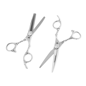 Bộ kéo cắt tóc chuyên nghiệp 6 inch bán buôn, thép không gỉ, kéo tỉa tóc dùng cho salon, nhận làm logo OEM tùy chỉnh - Product Image 5