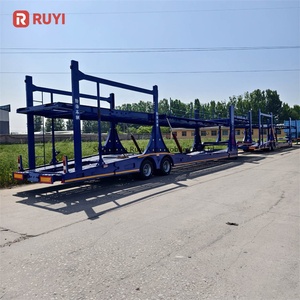 <span class=keywords><strong>Remorque</strong></span> de transport automobile de petite taille de marque de bonne qualité, à double plateau, 2 <span class=keywords><strong>essieux</strong></span>, <span class=keywords><strong>3</strong></span> <span class=keywords><strong>essieux</strong></span>, en acier, <span class=keywords><strong>remorque</strong></span> porte-voitures 5/8 à vendre - Product Image 6