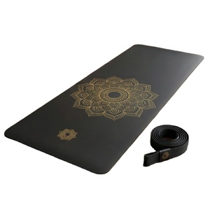 Tapete de Goma PU de Grado Profesional, Absorción Instantánea del Sudor, Tecnología de Celdas Abiertas, Antideslizante, Agarre en Seco y Mojado, 5/6 mm, para Bikram, <span class=keywords><strong>Ashtanga</strong></span>, Hot <span class=keywords><strong>Yoga</strong></span> - Product Image 1
