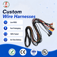 Harness Kabel Otomatis 40 Pin IP67 Tahan Air Inti Tembaga PVC Koneksi Cepat USB 24V/12V Kamera Mobil 360 Bird View Parking Assist