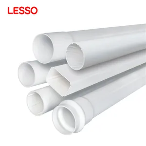 LESSO Upvc Pipe 32-630mm Sewage Subsoil Pvc Pipes Drainage Tubes For Water Supply/irrigation/underground Drainage