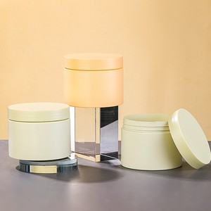Nueva Llegada: Frascos de Plástico de 120g, 200g y 300g en Naranja, Verde y Rosa con Tapa de Rosca <span class=keywords><strong>para</strong></span> Lociones y Cremas Faciales - Product Image 1