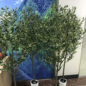Árbol de <span class=keywords><strong>Olivo</strong></span> Artificial de 150 cm, Planta de Tela de Seda de 59 Pulgadas, Bonsái de <span class=keywords><strong>Olivo</strong></span> Artificial para Decoración de Restaurantes - Product Image 2