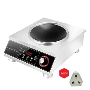 Cuisinière à induction commerciale 2000W, plaque céramique plate, cuisinière électrique portable, commande par écran tactile, 24 pour restaurant coréen, cuisine - Product Image 6
