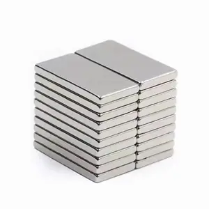 China Gold magnet supplier rare earth neodymium magnet thin permanent rectangular neodymium magnet