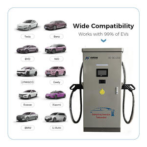 Estación de Carga Rápida para Vehículos Eléctricos de 60kW-160kW CC, Nivel 3, de Pie, para <span class=keywords><strong>Autobuses</strong></span>, Camiones y Logística - Product Image 5