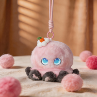 Peluche Poulpe Mignon AI Compagnon Émotionnel avec Dialogue ChatGPT via Application - Jouet Éducatif pour Adolescents et Adultes, Anti-Stress Pondéré, ODM