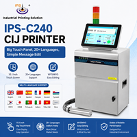 Máquina de Codificación Industrial CIJ de Bajo Costo, Impresora de Inyección de Tinta Continua Compatible con MODBUS para Línea de Empaquetado Automatizada