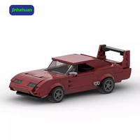 Bloques de Construcción Creativos de Plástico para Niños, Regalo, Modelo de Coche Blanco Pequeño, Mini Autos Deportivos, Juguetes para Niños