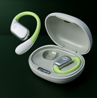 Écouteurs Bluetooth vert argent avec écran LED Écouteurs intra-auriculaires TWS sans fil pour le sport et un usage quotidien
