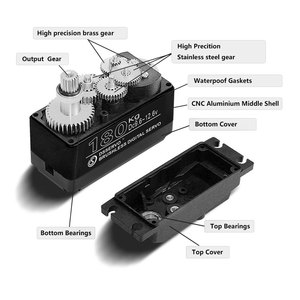 Servo Dsservo BLS51180 de Alto Torque 180KG, 12V 24V, Motor sin Escobillas a Prueba de Agua para Autos RC Baja 1/5 y Robótica - Product Image 4
