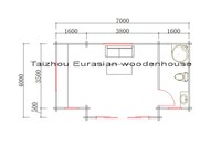 Offre Spéciale – Maison Préfabriquée en Bois Écologique Personnalisable, Design Cabane en Rondins pour Réception/Salle de Repos dans le Jardin