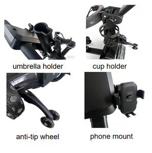 Neues Design Luxuriöser Leichtgewicht-KI-Golftrolley mit Automatischer Verfolgung, Faltbar, mit Lithium-Akku & Schirmhalter - Product Image 6