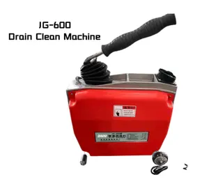 JG-600 Pipe Drain Cleaner Machine sewer snake machine drain Cleaning Pro Equipment