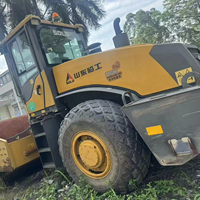 Rouleau compresseur vibrant à tambour unique SDLG RS8220 de 20 tonnes d'occasion pour les travaux de construction routière en Afrique et en Amérique du Sud