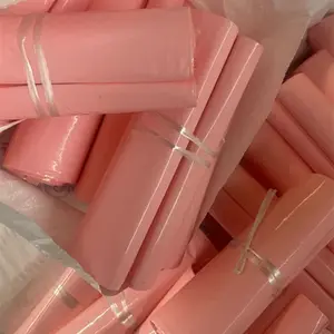 Cute pink packing polybag cheap factory price polymailer logistics packaging ecommerce clothing bags